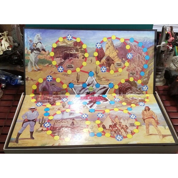 1980 The Legend of The Lone Ranger Board Game Milton Bradley  Missing 1 Card - Picture 3 of 6